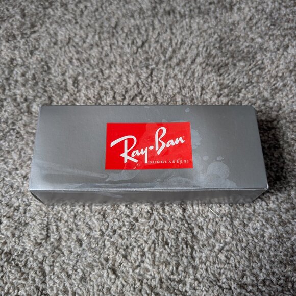 Ray-Ban Clubmaster Metal Black Frame w/ Green Polarized Lens - Picture 3 of 9